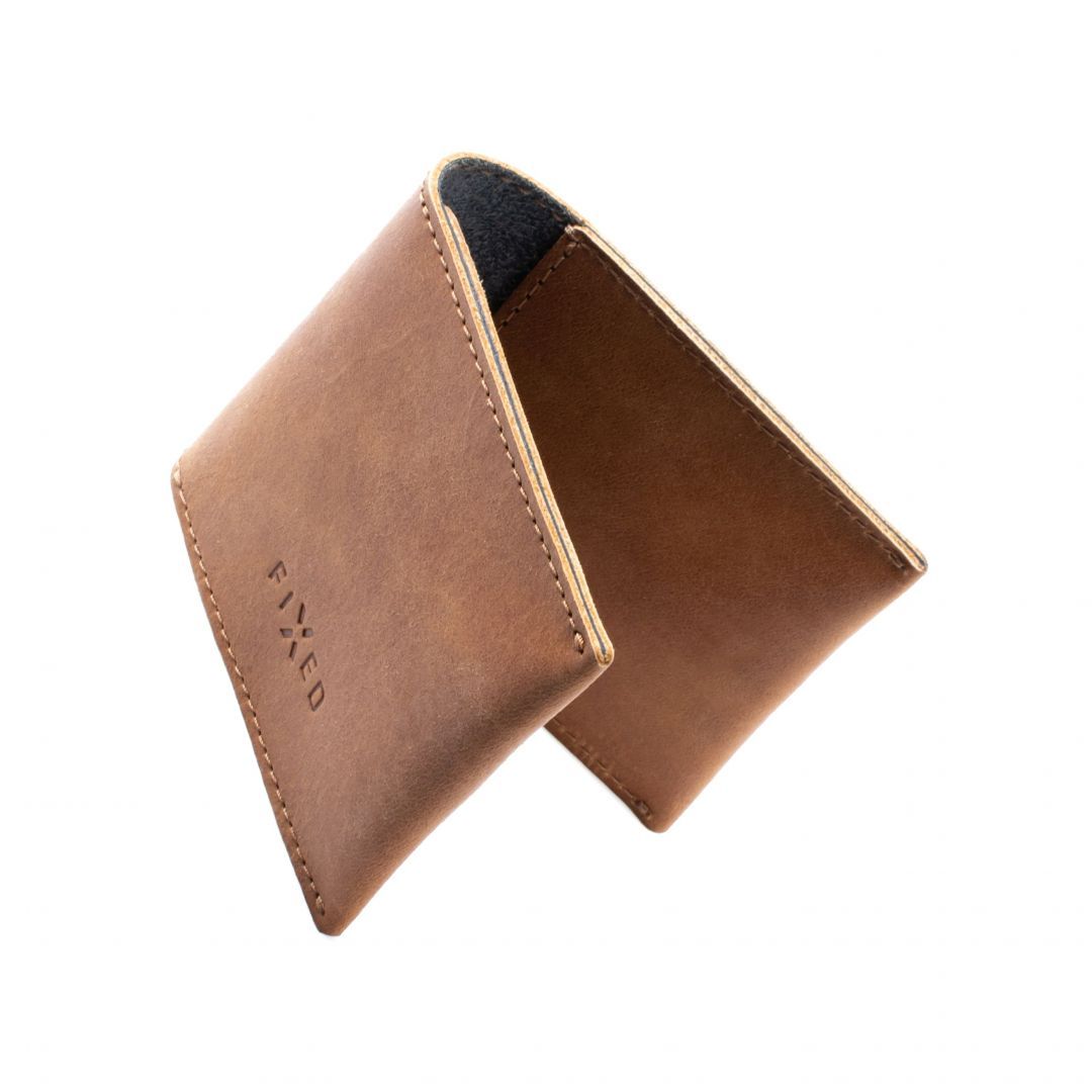 FIXED valódi bőr pénztárca, barna FIXED valódi bőr pénztárca, barna