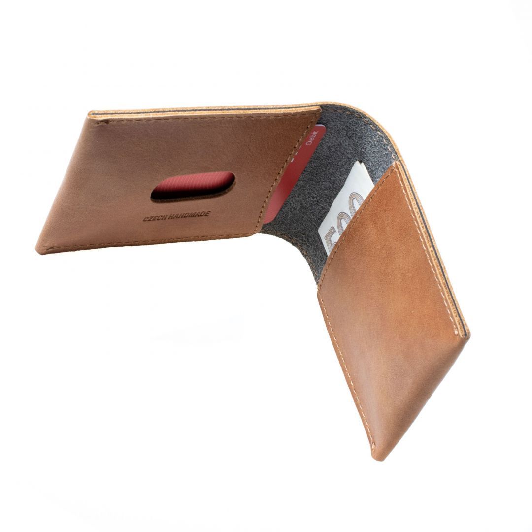 FIXED valódi bőr pénztárca, barna FIXED valódi bőr pénztárca, barna