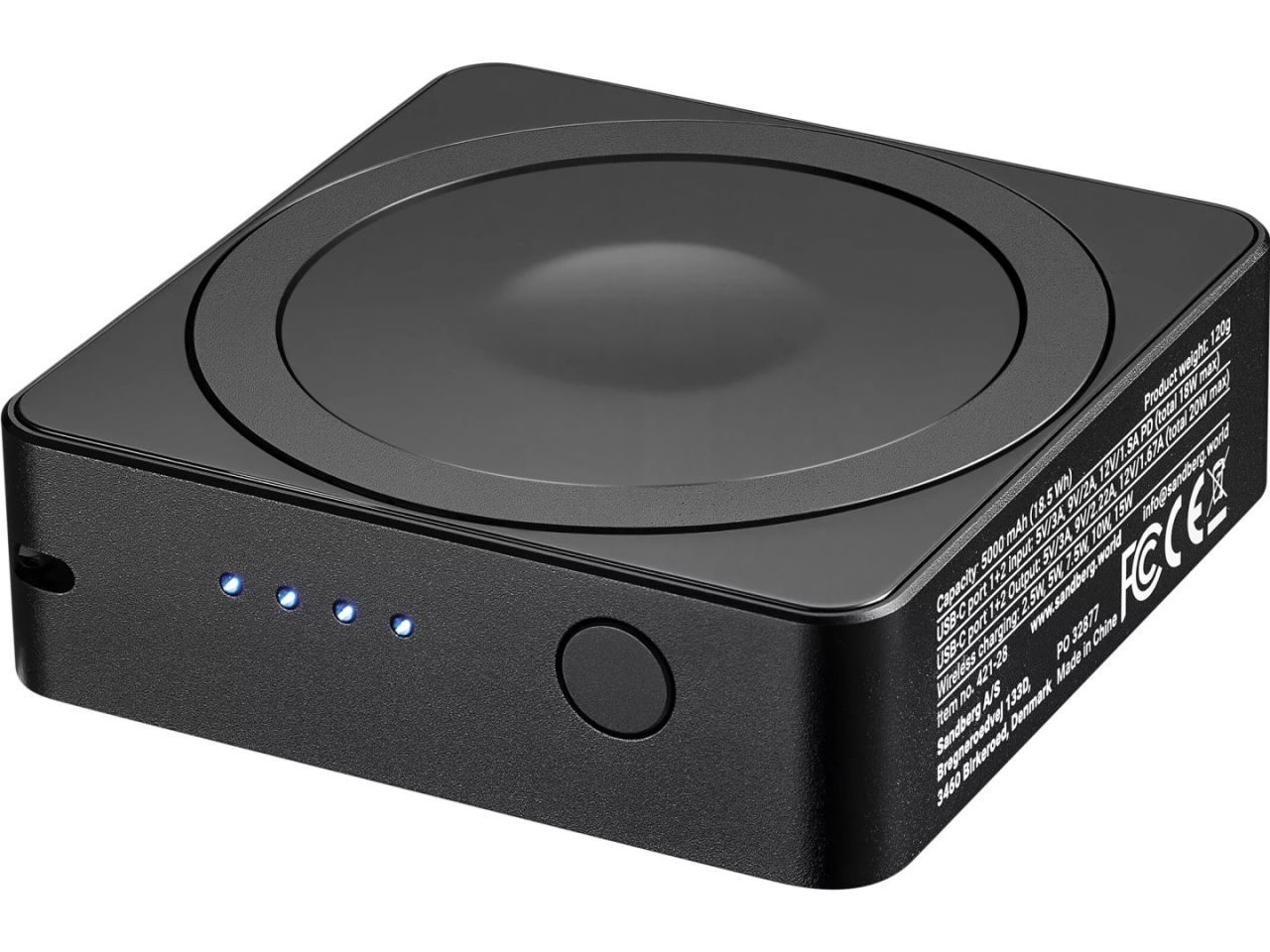 Sandberg PD20W 20000mAh Powerbank Black