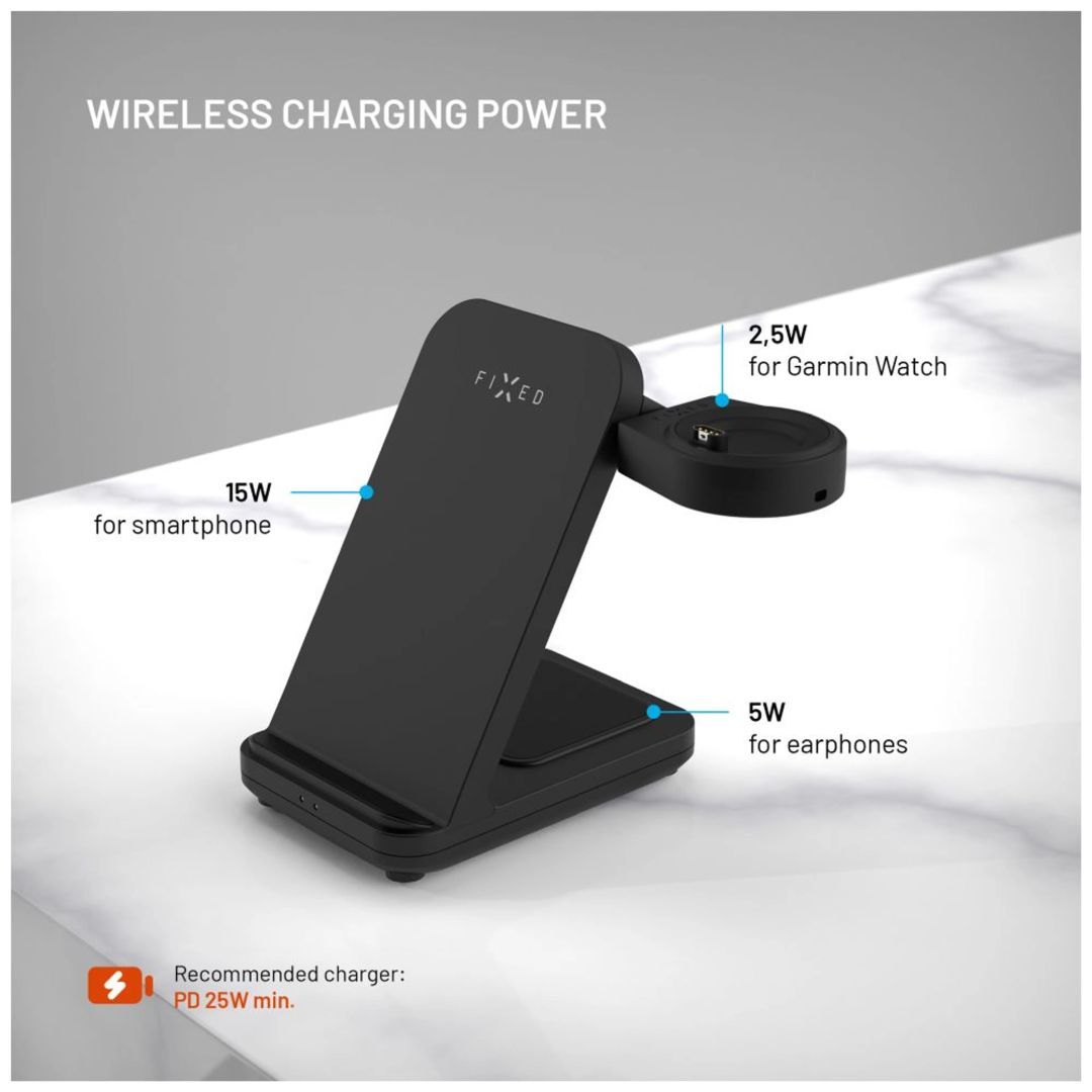 FIXED Powerstation for Garmin Black FIXED Powerstation for Garmin Black