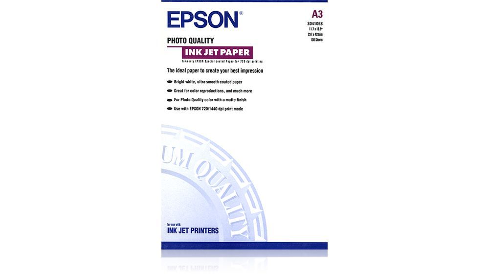 Epson S041068 Photo Quality Ink Jet 104g A3 100db Epson S041068 Photo Quality Ink Jet 104g A3 100db