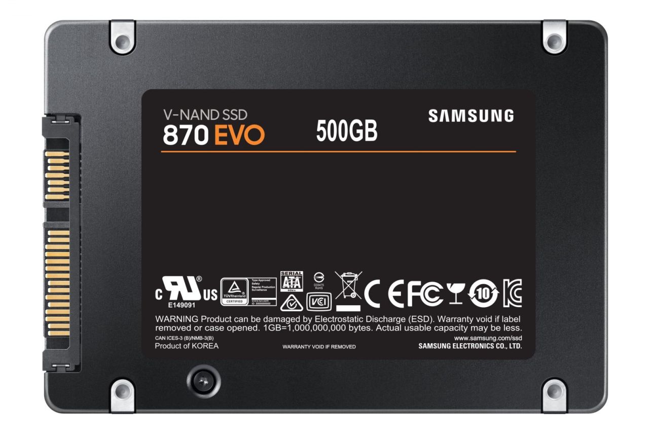 Samsung 500GB 2,5" SATA3 870 Evo Samsung 500GB 2,5" SATA3 870 Evo