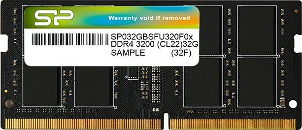 Silicon Power 32GB DDR4 3200MHz SODIMM Silicon Power 32GB DDR4 3200MHz SODIMM