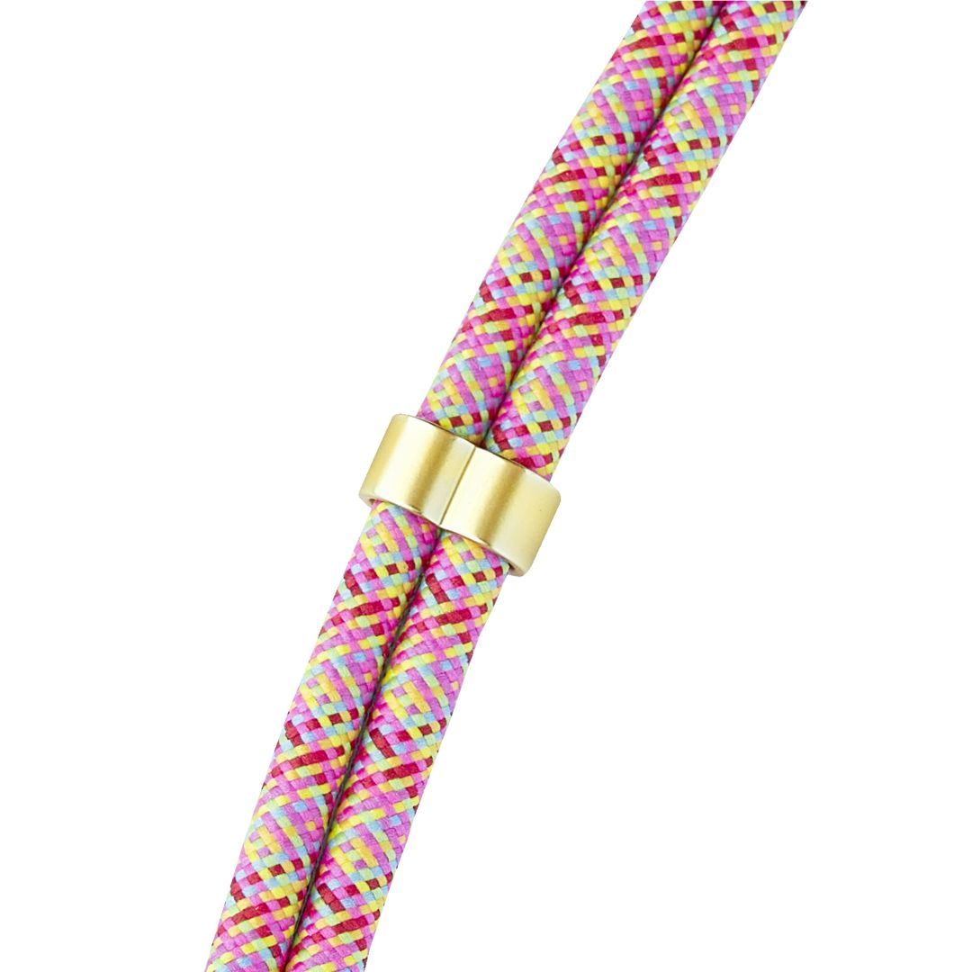 Intenso Cell Phone Charging Lanyard Cable 1,65m Neon Mix