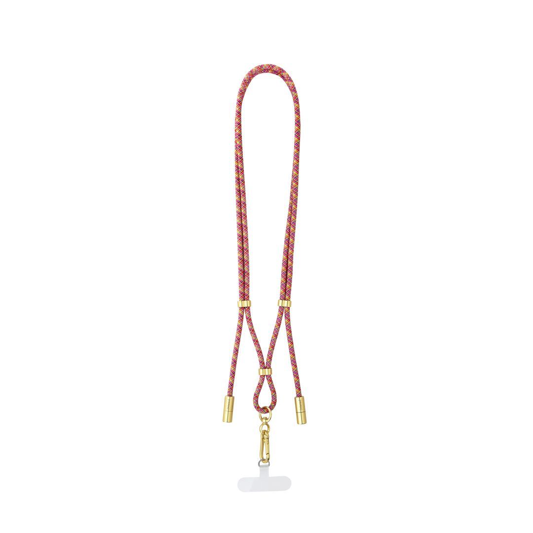 Intenso Cell Phone Charging Lanyard Cable 1,65m Neon Mix