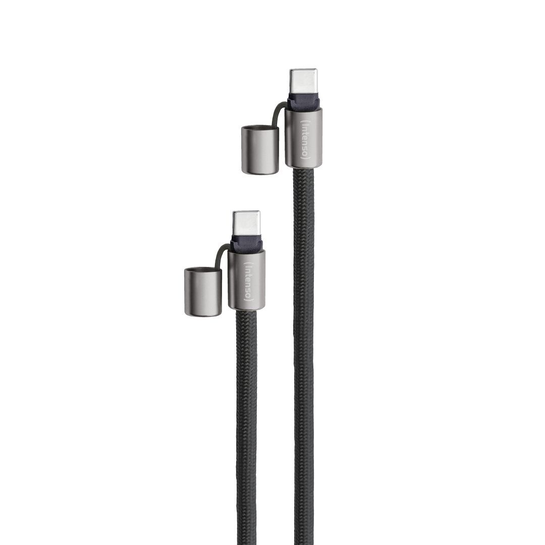 Intenso Cell Phone Charging Lanyard Cable 1,65m Black