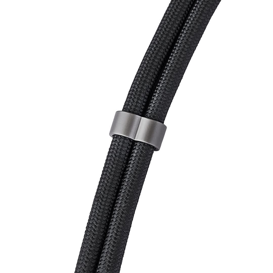 Intenso Cell Phone Charging Lanyard Cable 1,65m Black