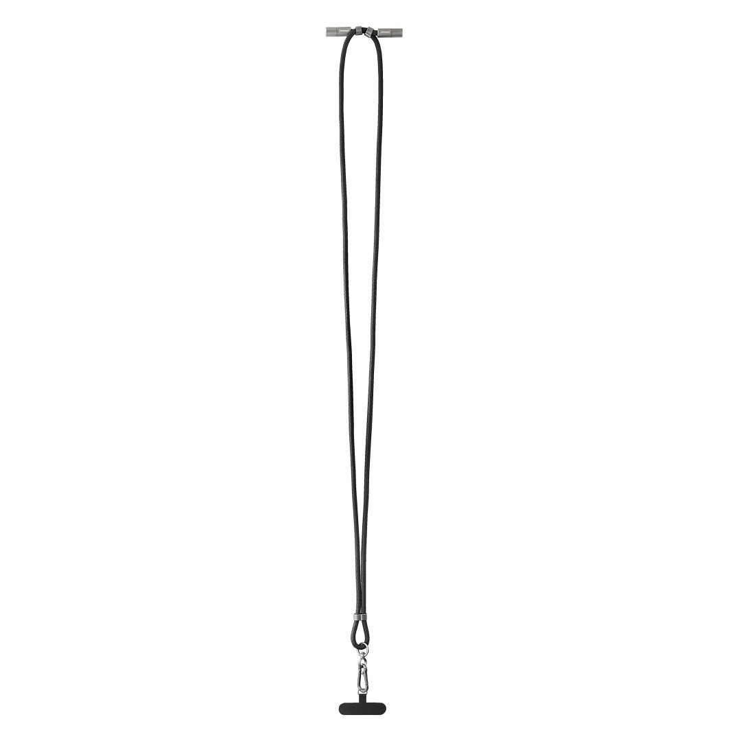 Intenso Cell Phone Charging Lanyard Cable 1,65m Black