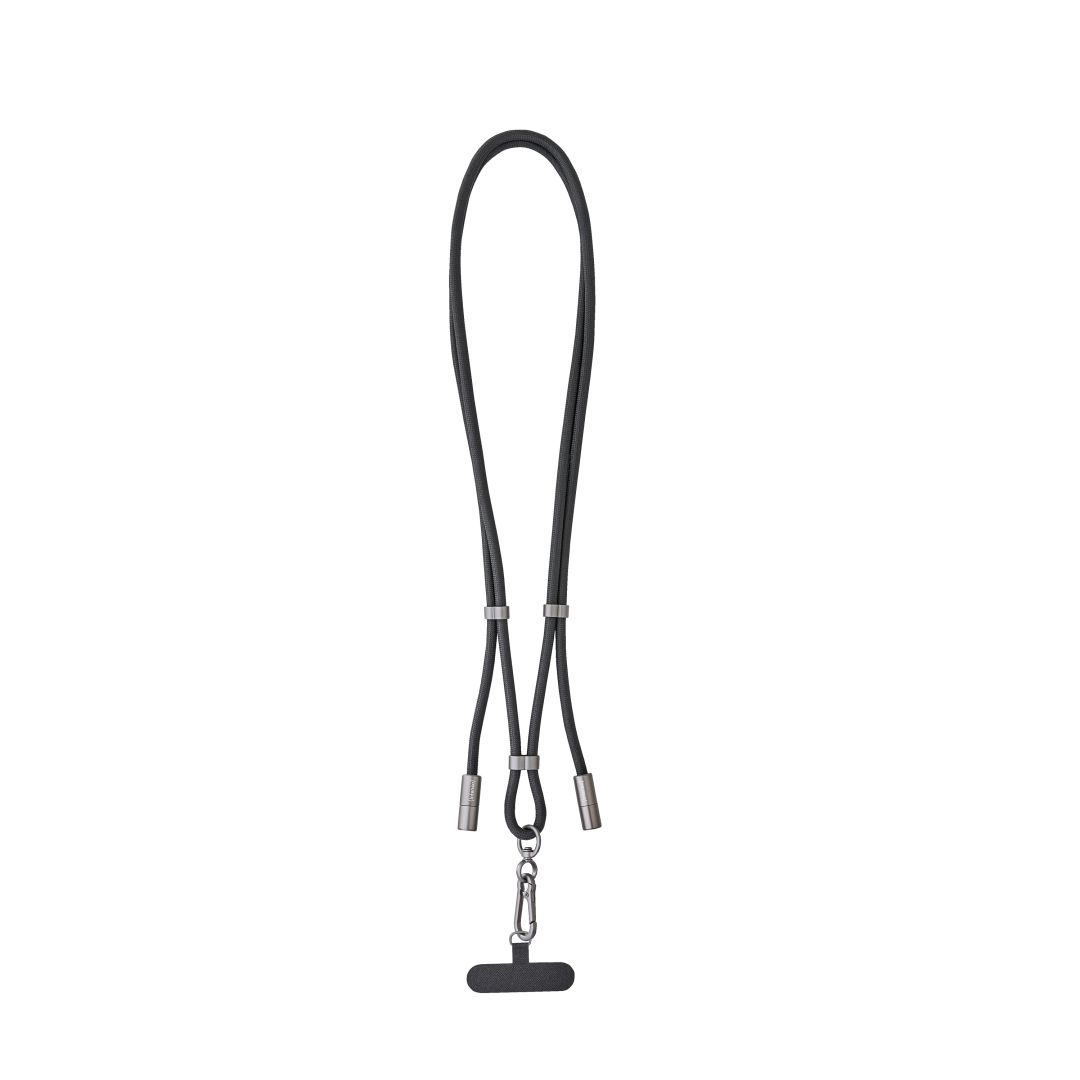 Intenso Cell Phone Charging Lanyard Cable 1,65m Black