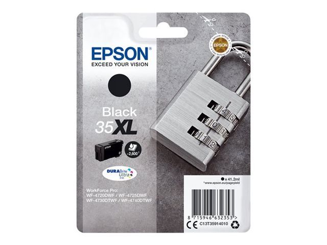 Epson T3591 (35XL) Black tintapatron Epson T3591 (35XL) Black tintapatron