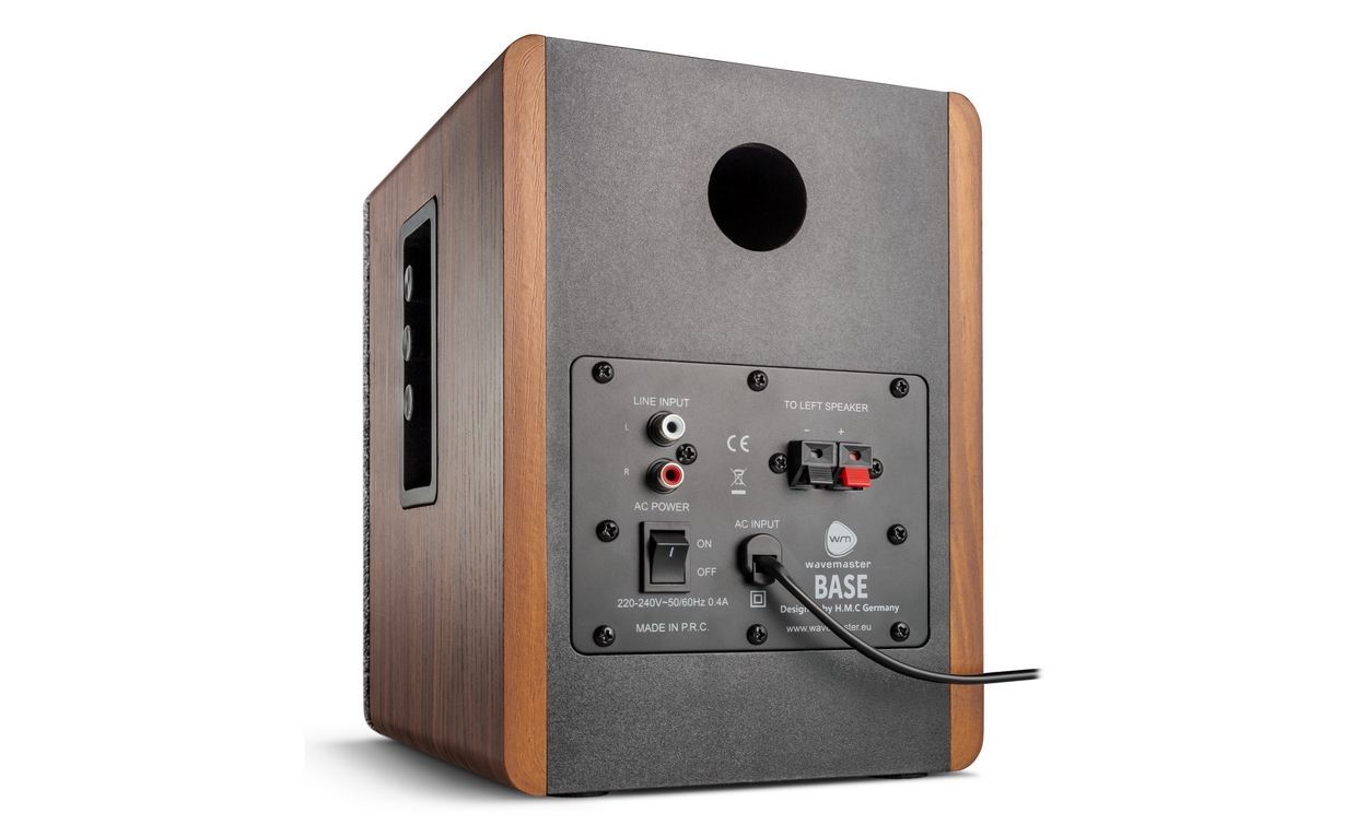 wavemaster Base Bluetooth Speaker System Wood/Grey wavemaster Base Bluetooth Speaker System Wood/Grey