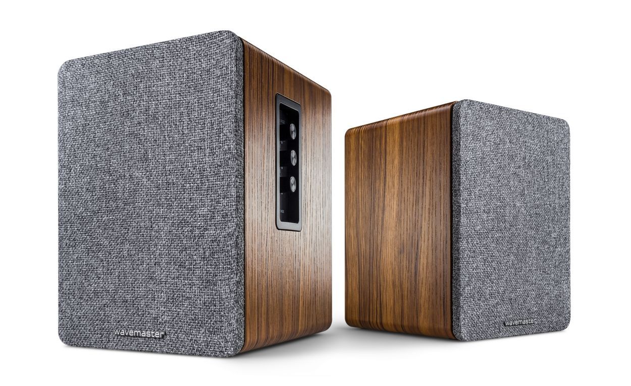 wavemaster Base Bluetooth Speaker System Wood/Grey wavemaster Base Bluetooth Speaker System Wood/Grey