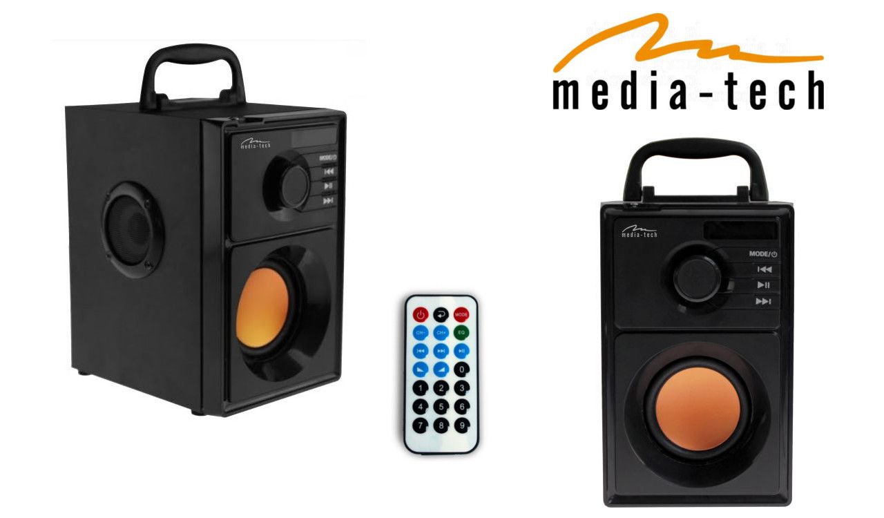 Media-Tech MT3145 BoomBox BT Bluetooth hangszóró Black Media-Tech MT3145 BoomBox BT Bluetooth hangszóró Black