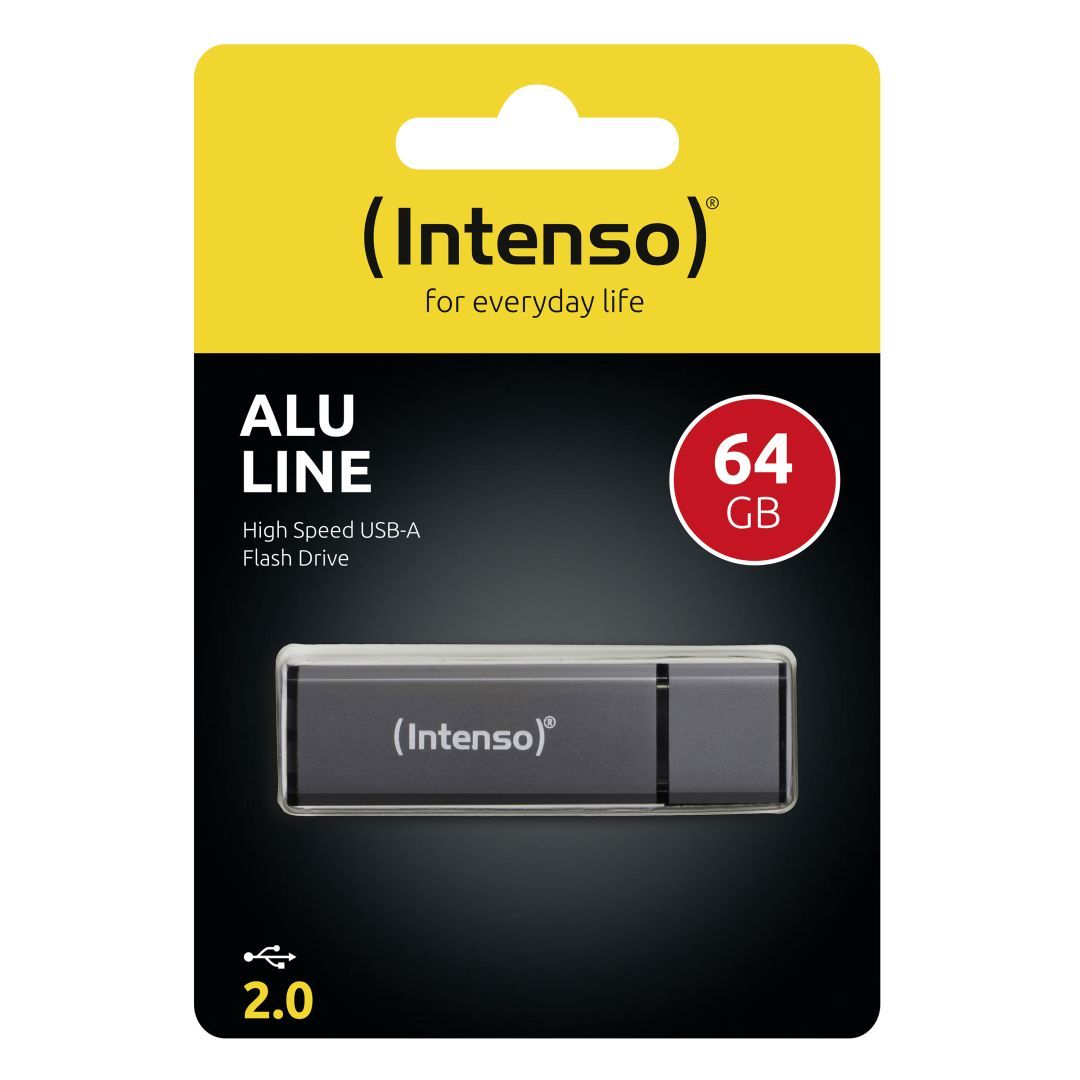 Intenso 64GB Alu-Line USB2.0 Antracite Intenso 64GB Alu-Line USB2.0 Antracite