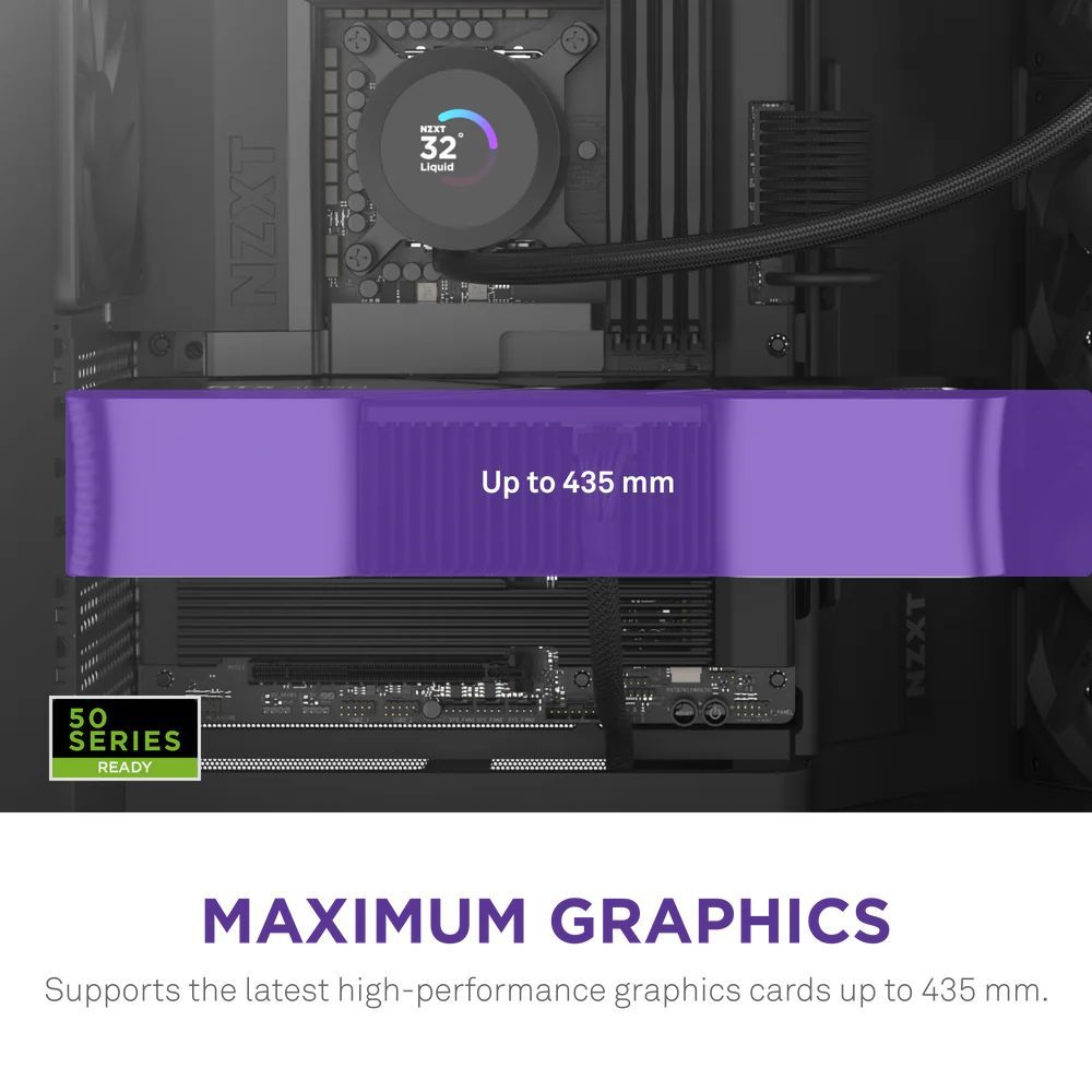 NZXT H9 Flow (2025) Tempered Glass Black NZXT H9 Flow (2025) Tempered Glass Black