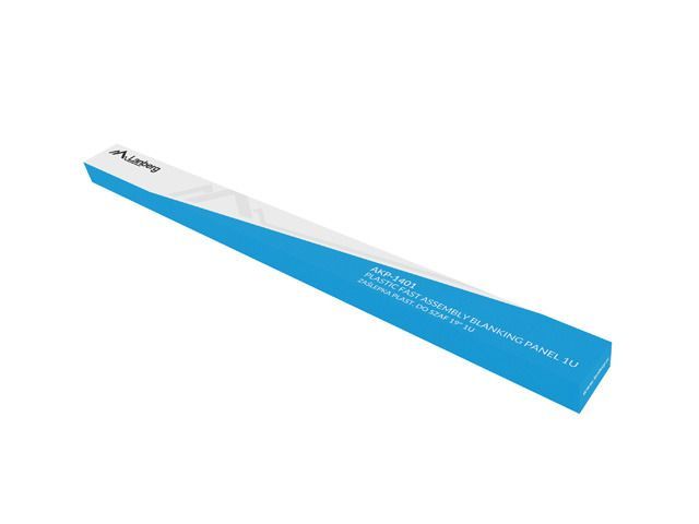 Lanberg 19" 1U műanyag tűzgátló takaró panel Black Lanberg 19" 1U műanyag tűzgátló takaró panel Black