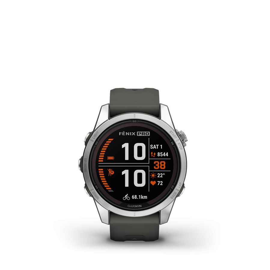 Garmin fenix 7S Pro Solar Edition Silver with Graphite Band Garmin fenix 7S Pro Solar Edition Silver with Graphite Band