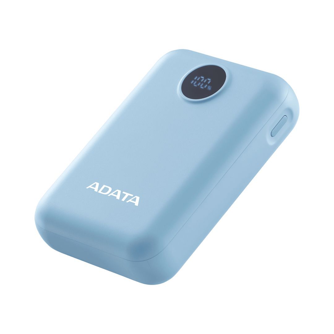A-Data C100 Digital Display 10000mAh PowerBank Blue A-Data C100 Digital Display 10000mAh PowerBank Blue