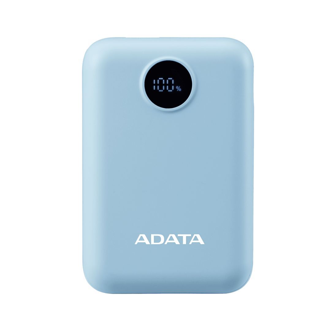 A-Data C100 Digital Display 10000mAh PowerBank Blue A-Data C100 Digital Display 10000mAh PowerBank Blue