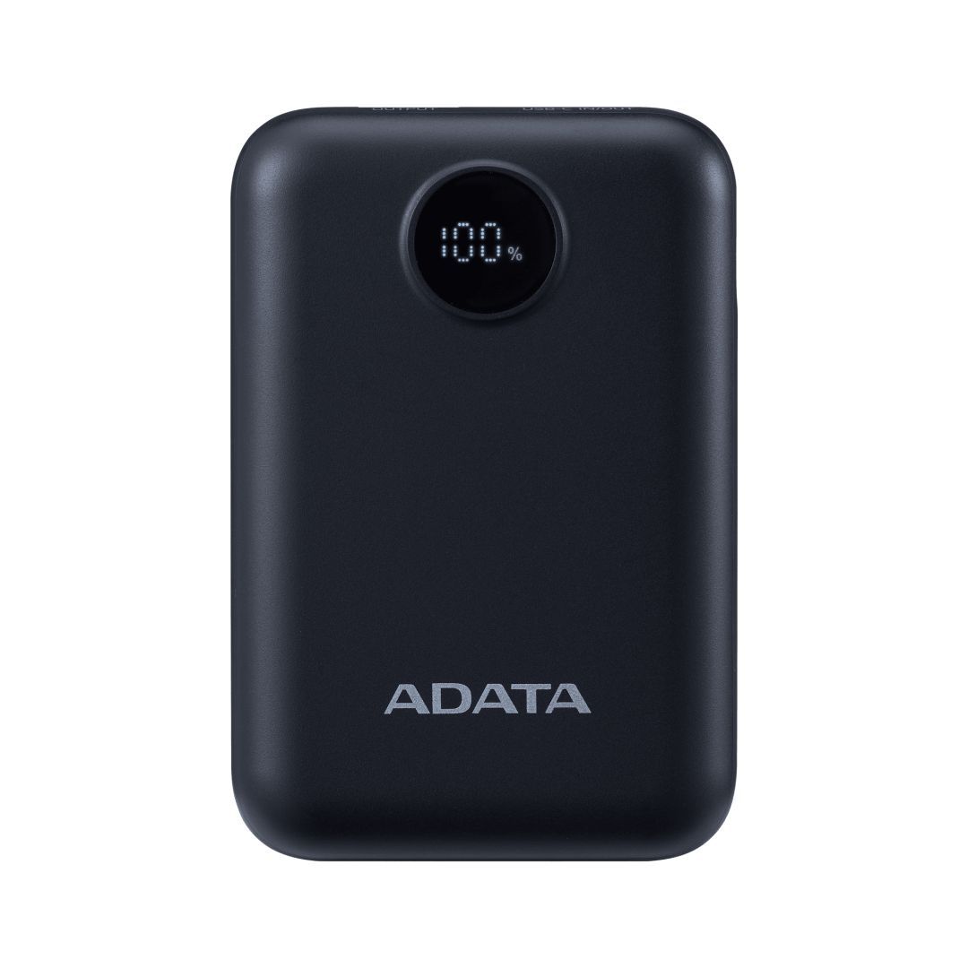 A-Data C100 Digital Display 10000mAh PowerBank Black A-Data C100 Digital Display 10000mAh PowerBank Black