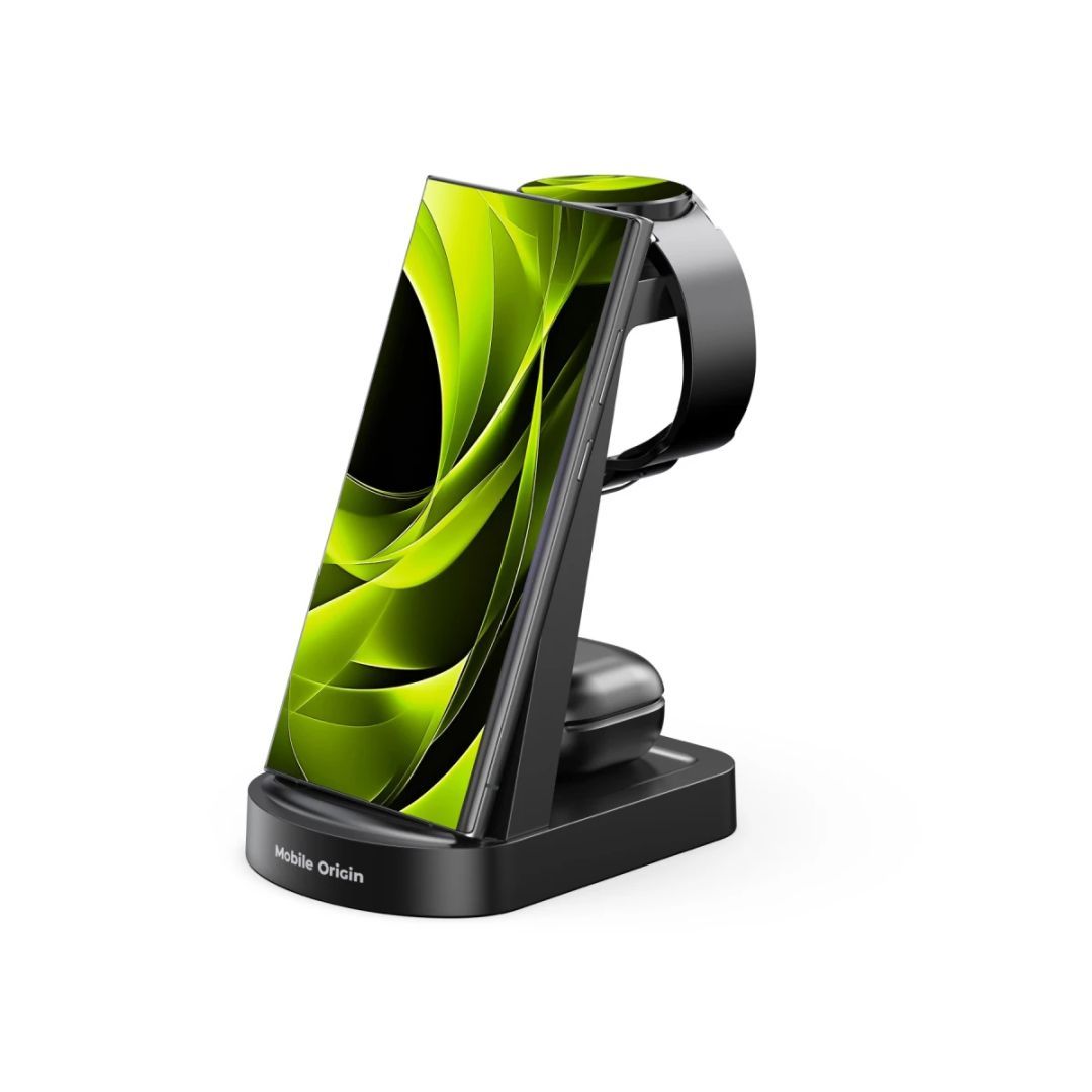 Mobile Origin 3in1 Wireless Charger PW13 Samsung Compatible Mobile Origin 3in1 Wireless Charger PW13 Samsung Compatible