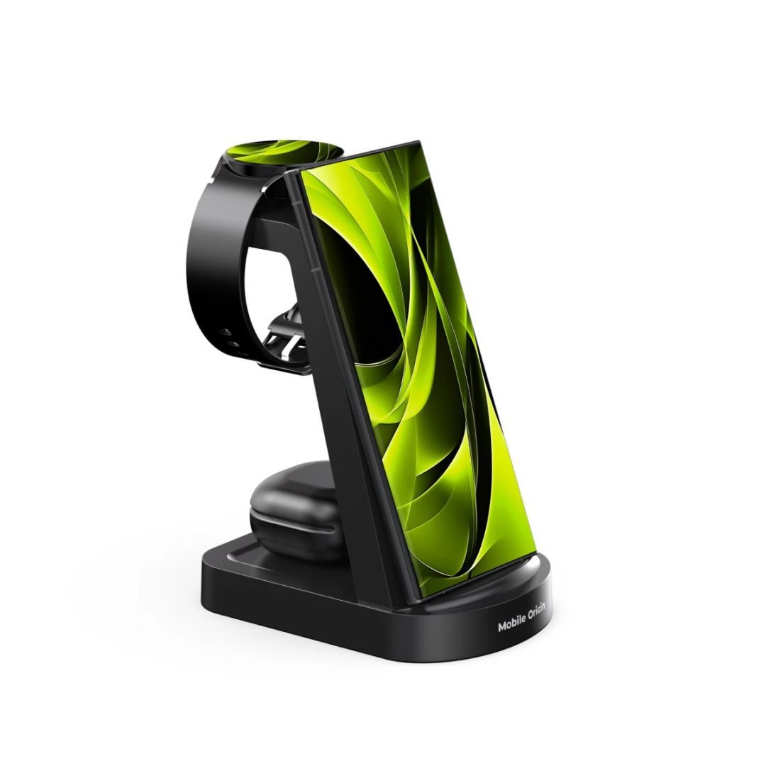 Mobile Origin 3in1 Wireless Charger PW13 Samsung Compatible Mobile Origin 3in1 Wireless Charger PW13 Samsung Compatible