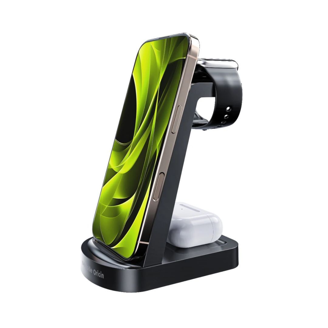 Mobile Origin 3in1 Wireless Charger PW14 iPhone Compatible Mobile Origin 3in1 Wireless Charger PW14 iPhone Compatible