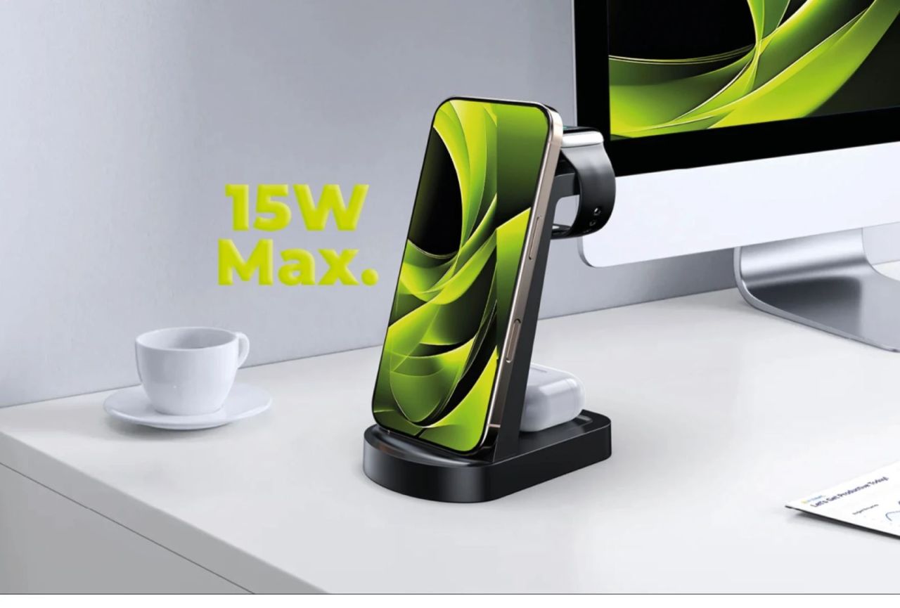 Mobile Origin 3in1 Wireless Charger PW14 iPhone Compatible Mobile Origin 3in1 Wireless Charger PW14 iPhone Compatible