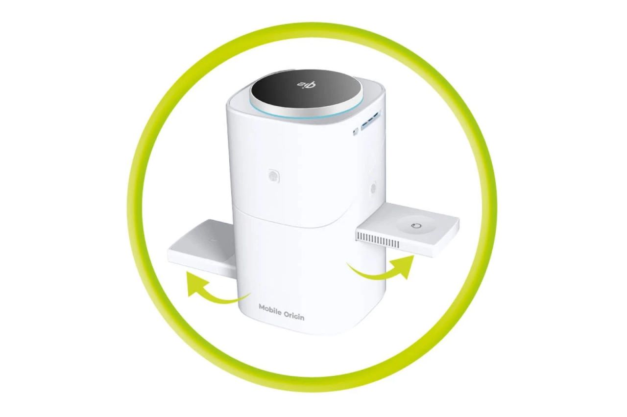 Mobile Origin 3in1 Wireless Charging Qi2 Station PW11 White