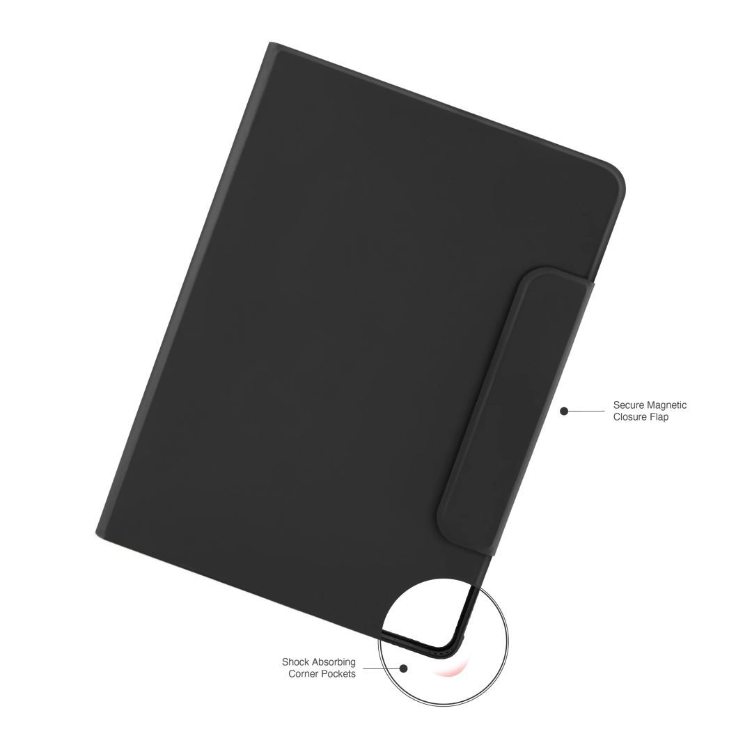 Pipetto Origami No5 Rotating Folio Case iPad Air 13 (2024) Black Pipetto Origami No5 Rotating Folio Case iPad Air 13 (2024) Black