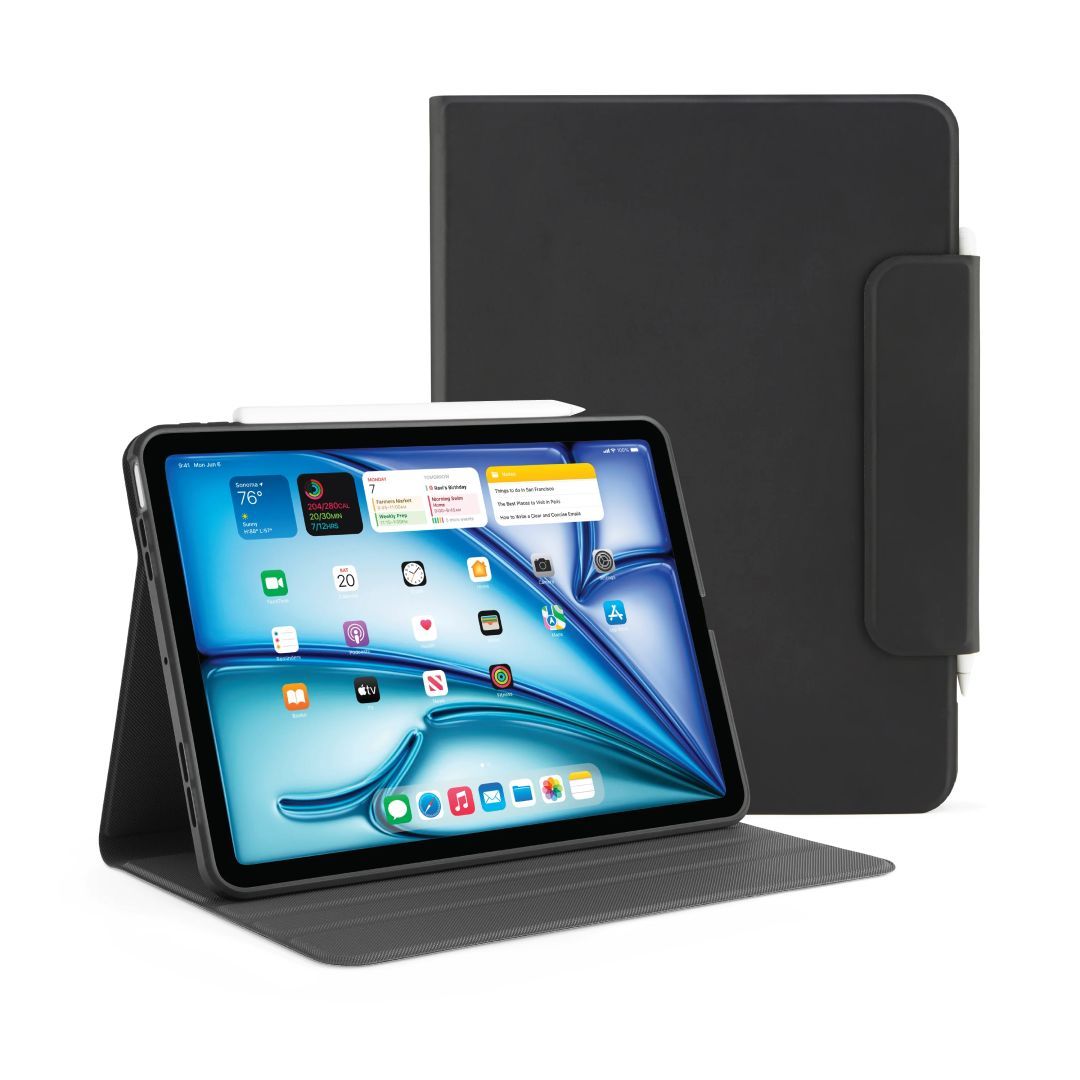 Pipetto Origami No5 Rotating Folio Case iPad Air 13 (2024) Black Pipetto Origami No5 Rotating Folio Case iPad Air 13 (2024) Black