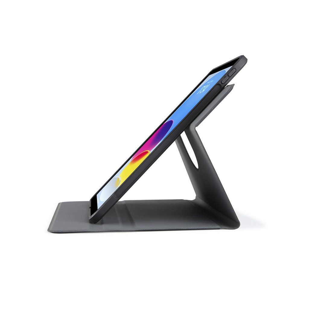 Pipetto Origami No5 Rotating Folio Case iPad 10.9 (2022) Black