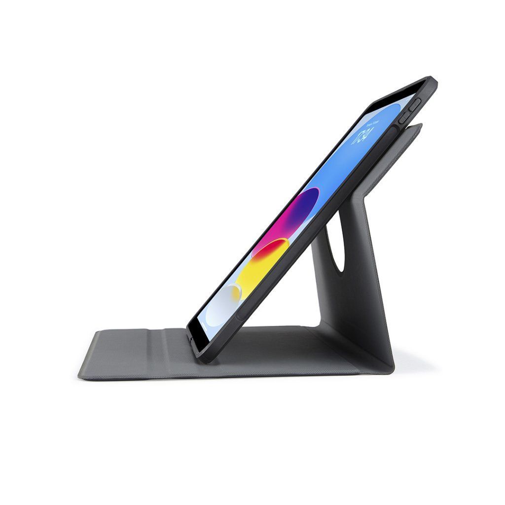 Pipetto Origami No5 Rotating Folio Case iPad 10.9 (2022) Black