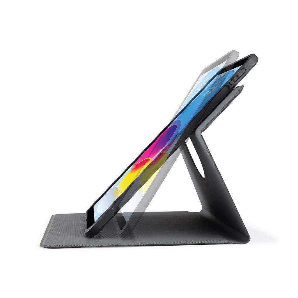 Pipetto Origami No5 Rotating Folio Case iPad 10.9 (2022) Black