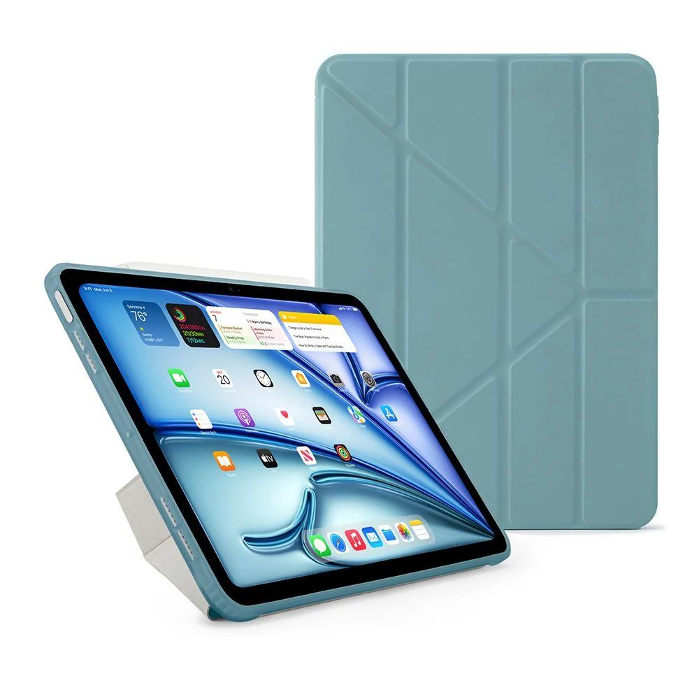 Pipetto Origami No1 Original iPad Air 10.9" (2022/2020)/11" 2024/2025 case Teal