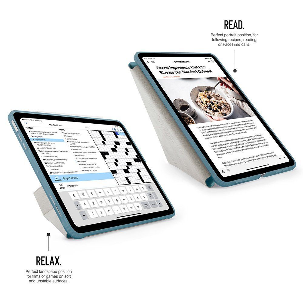 Pipetto Origami No1 Original iPad Air 10.9" (2022/2020)/11" 2024/2025 case Teal