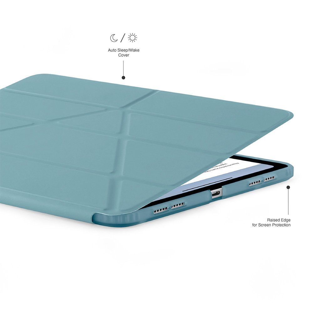 Pipetto Origami No1 Original iPad Air 10.9" (2022/2020)/11" 2024/2025 case Teal