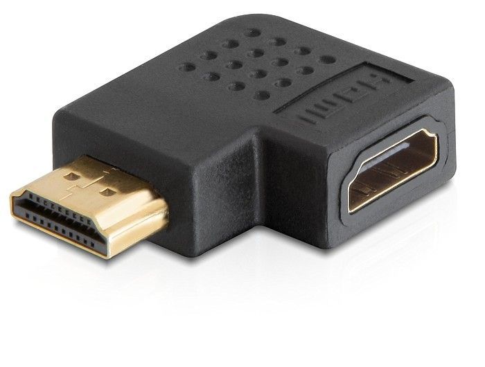 DeLock Adapter HDMI male > HDMI female 90° right DeLock Adapter HDMI male > HDMI female 90° right