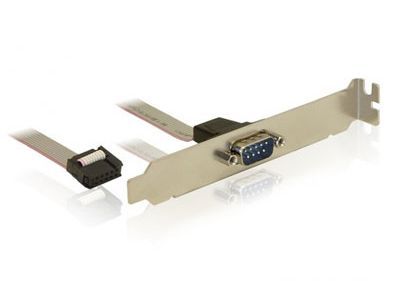 DeLock Slot Bracket > 1x Serial Pin layout: 1:1 DeLock Slot Bracket > 1x Serial Pin layout: 1:1