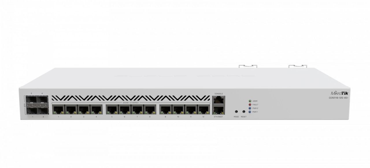 Mikrotik CCR2116-12G-4S+ 13xGbE LAN 4x SFP+ Cloud Core Router Mikrotik CCR2116-12G-4S+ 13xGbE LAN 4x SFP+ Cloud Core Router