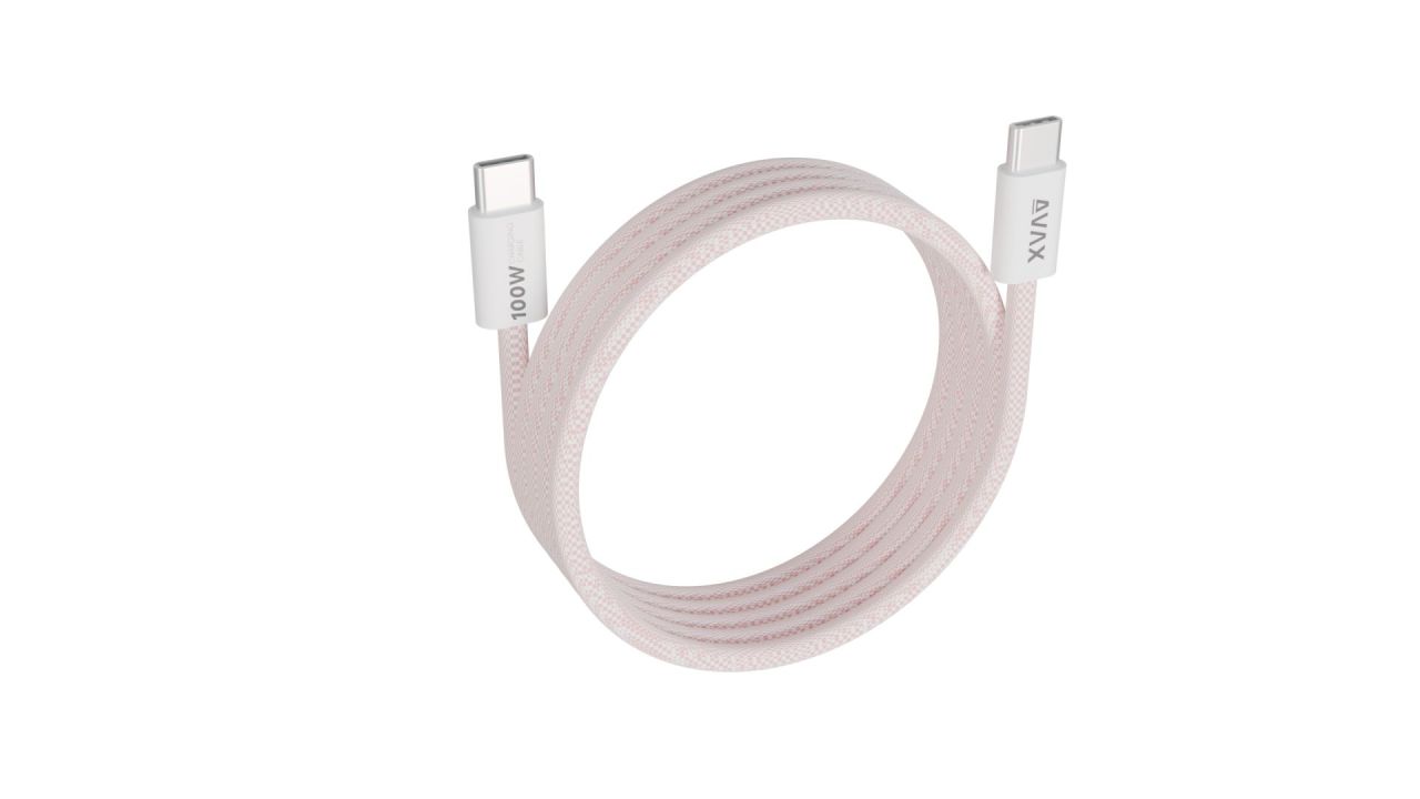 Avax CB610P MAGNETY 100W USB-C Magnetic Charger 1m Pink Avax CB610P MAGNETY 100W USB-C Magnetic Charger 1m Pink
