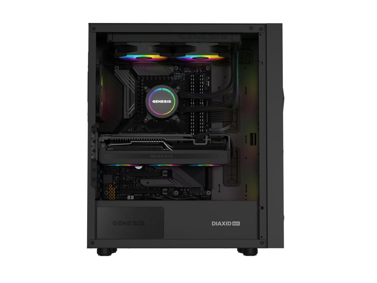 Genesis Hydria 240 ARGB Black Genesis Hydria 240 ARGB Black