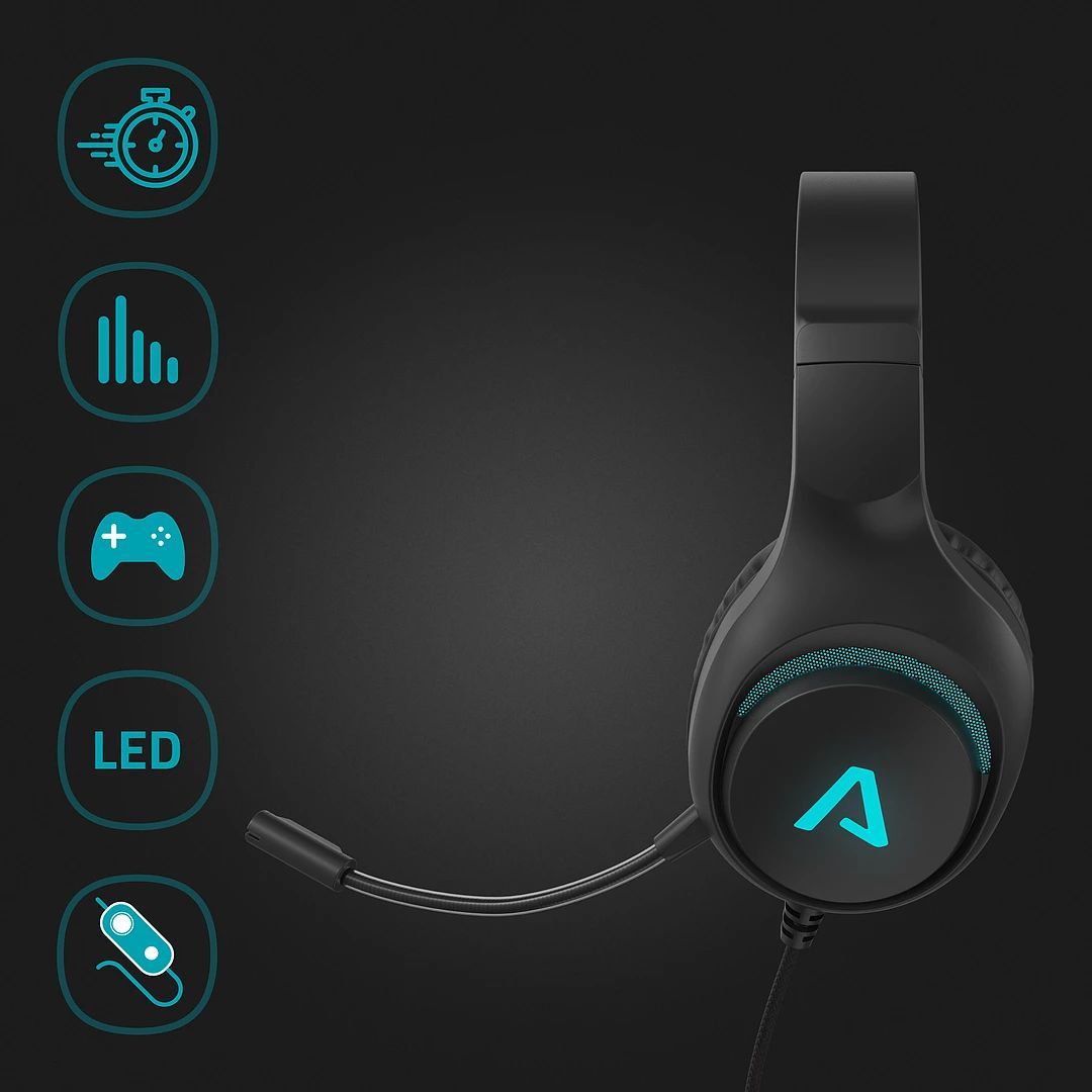 Lamax Heroes Guard1 Gamer Headset Black Lamax Heroes Guard1 Gamer Headset Black