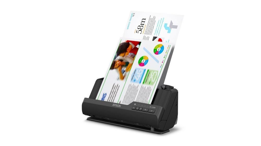 Epson WorkForce ES-C320W Lapáthúzós Szkenner Black Epson WorkForce ES-C320W Lapáthúzós Szkenner Black