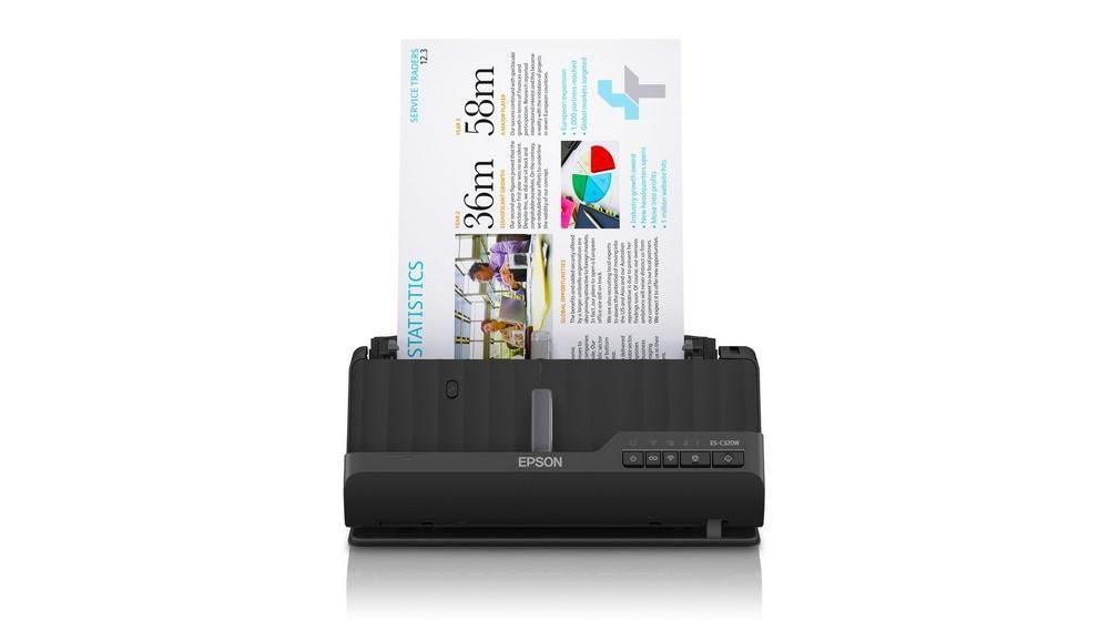 Epson WorkForce ES-C320W Lapáthúzós Szkenner Black Epson WorkForce ES-C320W Lapáthúzós Szkenner Black