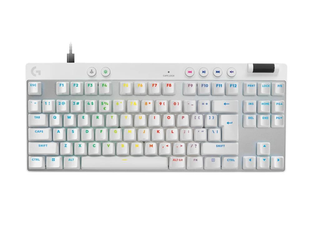 Logitech G Pro X TKL Rapid Gaming Keyboard White US Logitech G Pro X TKL Rapid Gaming Keyboard White US