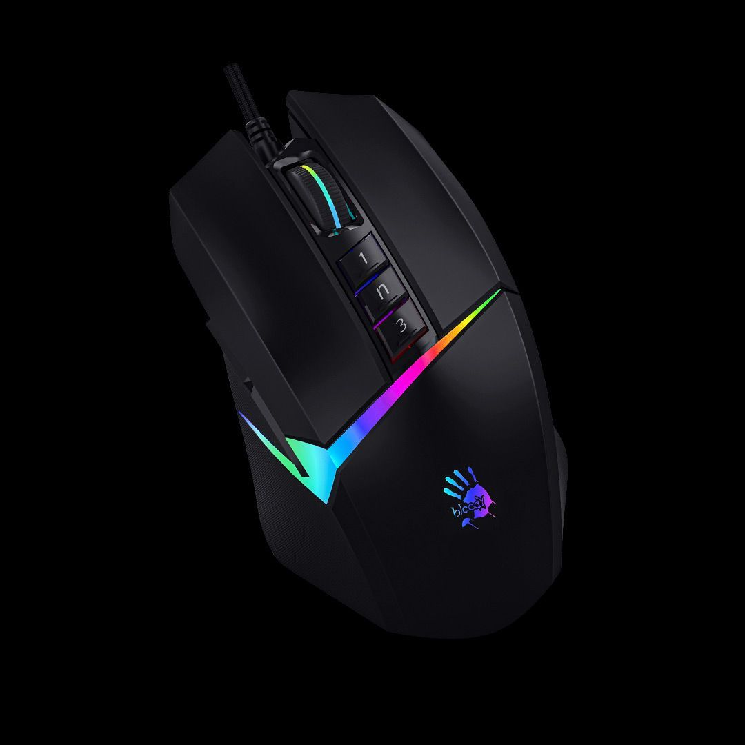 A4-Tech Bloody W60 Max Activated RGB Gaming mouse Black A4-Tech Bloody W60 Max Activated RGB Gaming mouse Black