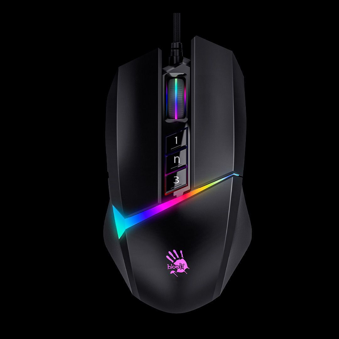 A4-Tech Bloody W60 Max Activated RGB Gaming mouse Black A4-Tech Bloody W60 Max Activated RGB Gaming mouse Black