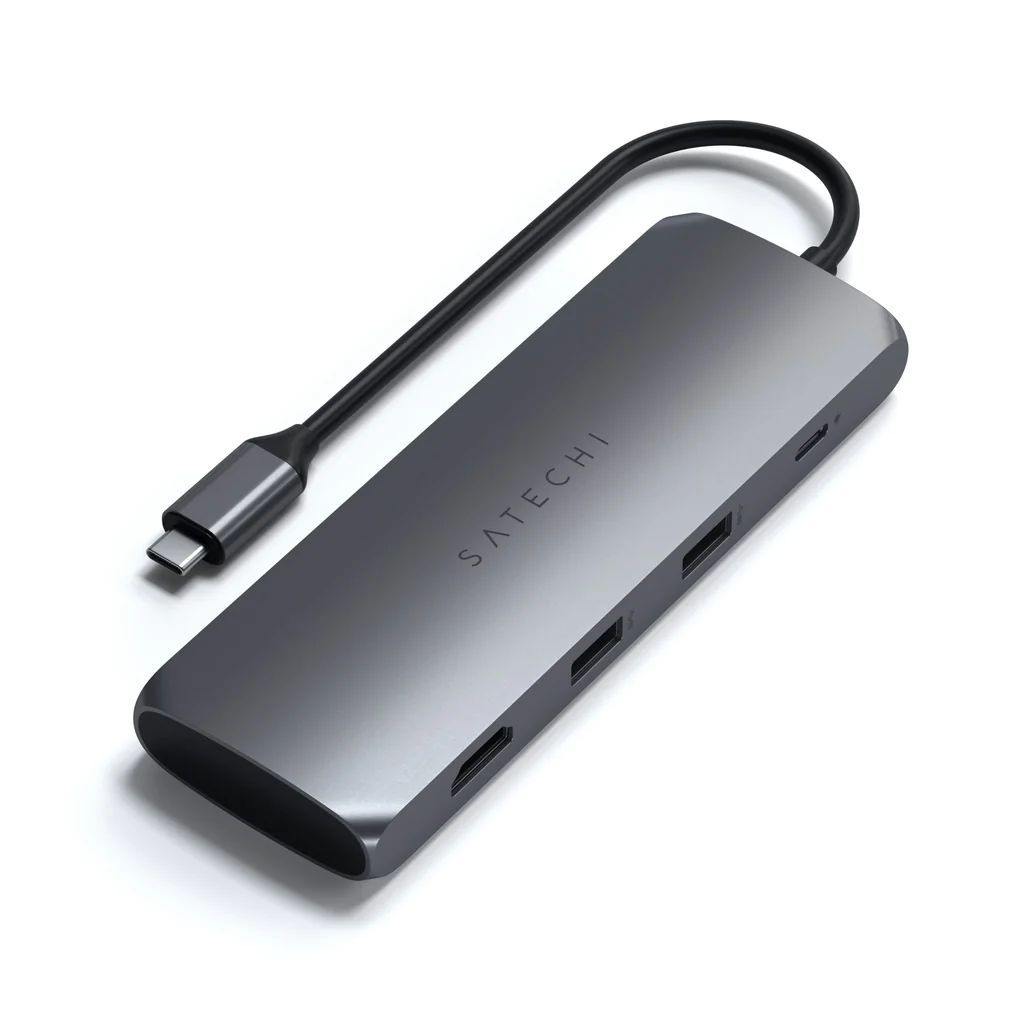 Satechi USB-C Hybrid Multiport Adapter Space Grey Satechi USB-C Hybrid Multiport Adapter Space Grey