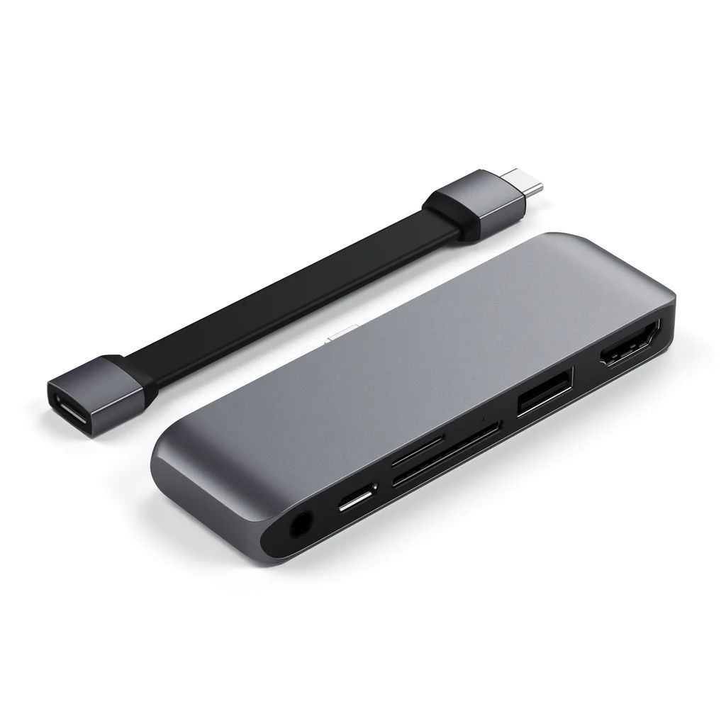 Satechi USB-C Mobile Pro HUB SD Grey Satechi USB-C Mobile Pro HUB SD Grey